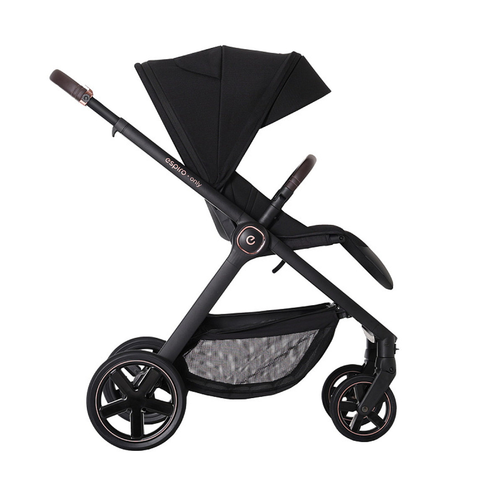 Детская коляска Espiro Only 3 в 1 2025 410 stylish black/Чёрный (Black 110)