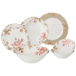 СТОЛОВЫЙ СЕРВИЗ LEFARD "АСТРА" НА 6 ПЕР. 21 ПР. (КОР=2НАБ.)