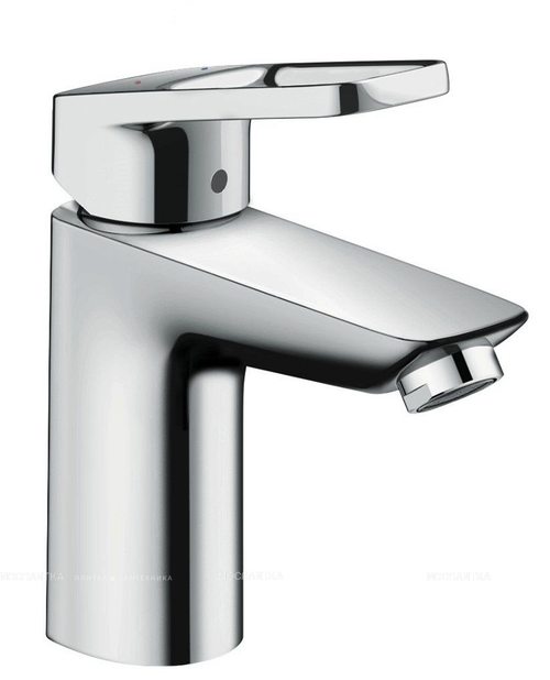 Hansgrohe Logis loop для раковины со средним изливом и сливным гарнитуром, хром 71151000