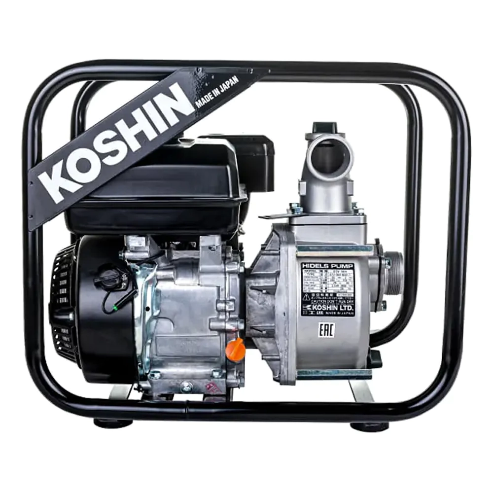 Koshin SEV-100 X мотопомпа бензиновая 8.2 л.с, 1500 л/мин, диаметр 100 мм, SEV-100X