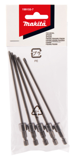 Бита PH2 для насадки автоподачи для DFS250/2200/4000/6200, 5 шт. Makita 199155-7 130 мм 5 шт.