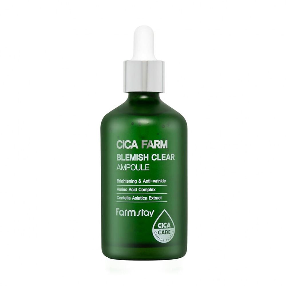 Ампульная сыворотка с центеллой азиатской FarmStay Cica Farm Blemish Clear Ampoule