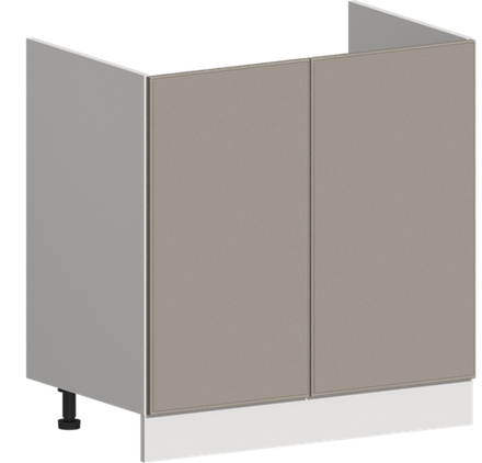 Кухня Модуль ШНМ 800 Белый / Грей Софт