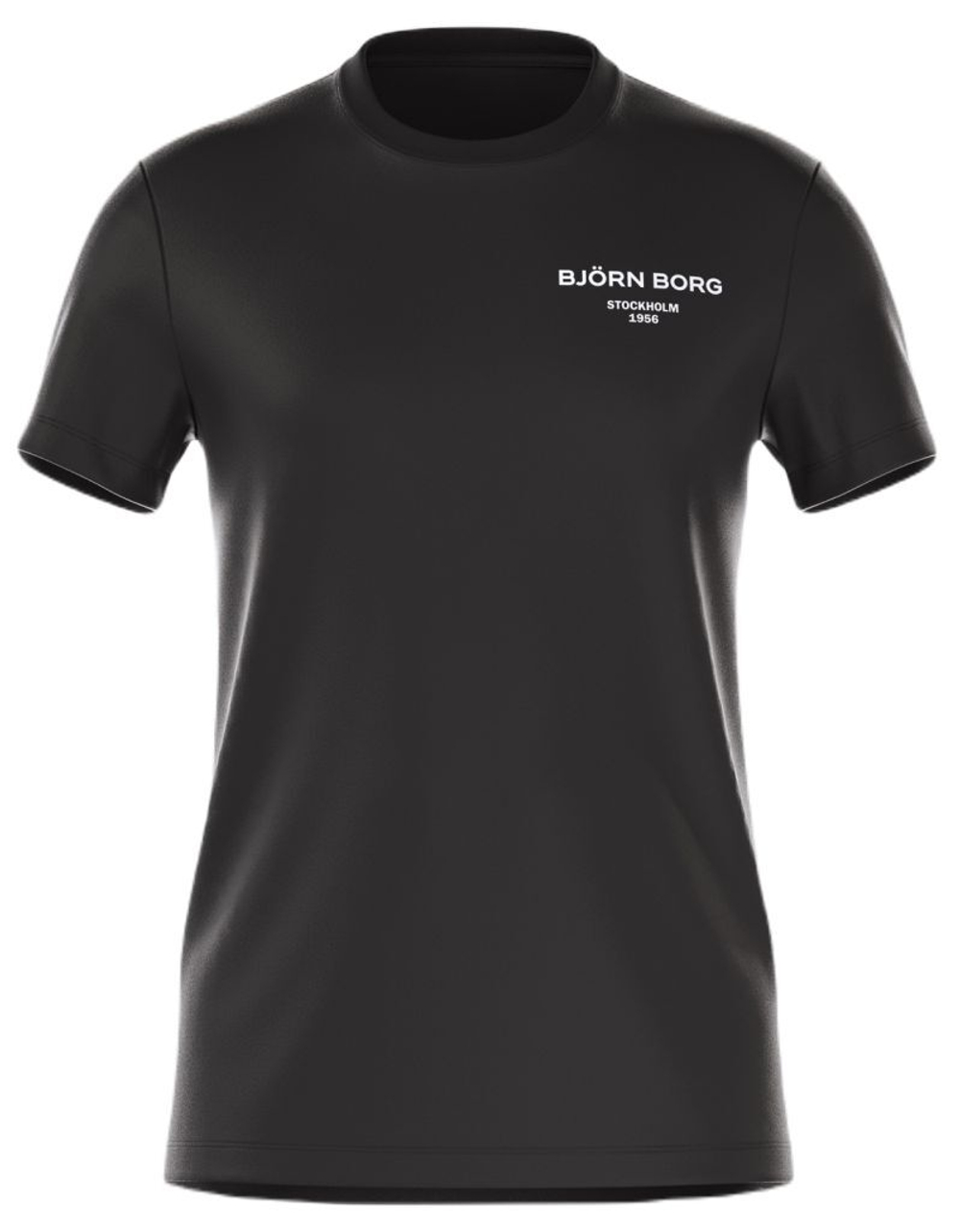 Мужская теннисная футболка Bjorn Borg Essential T-Shirt - black beauty