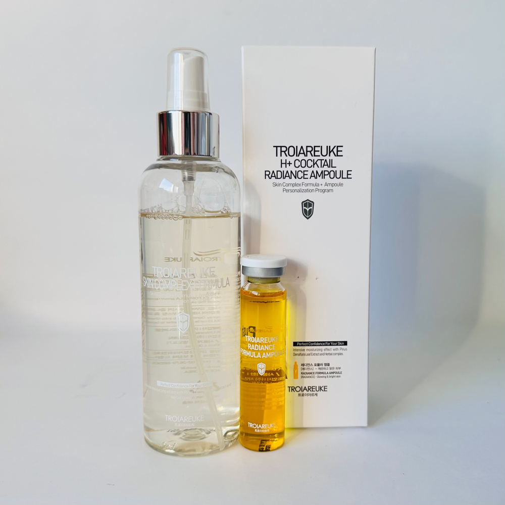 Тоник ампульный "Сияние" TROIAREUKE H+Cocktail Rejuvenating Ampoule Yellow.