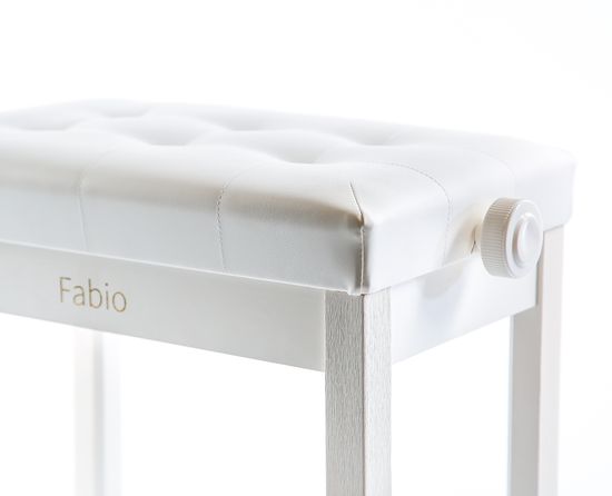 Банкетка для пианино Fabio BA212 Белая