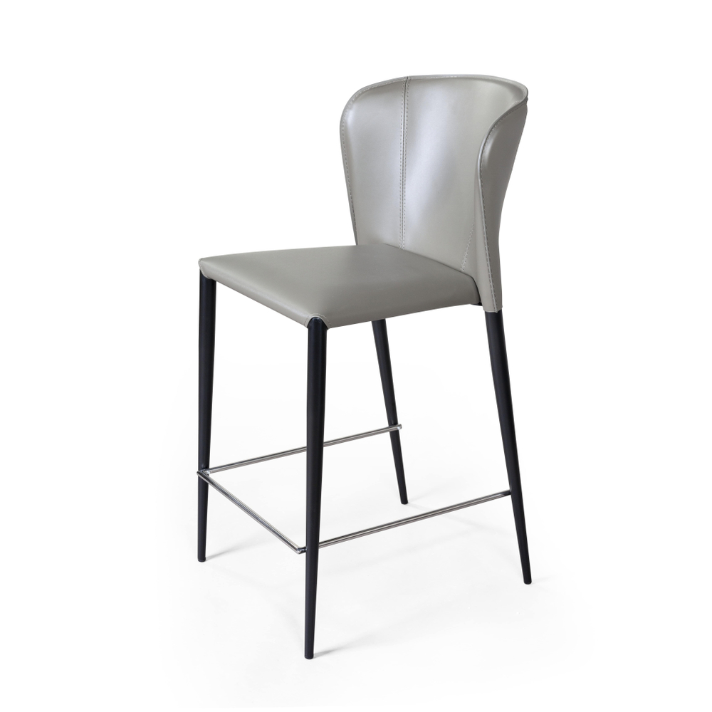 Стул полубарный Albert, кожа тауп