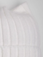 Шапка для девочки осенняя c ушками и снуд