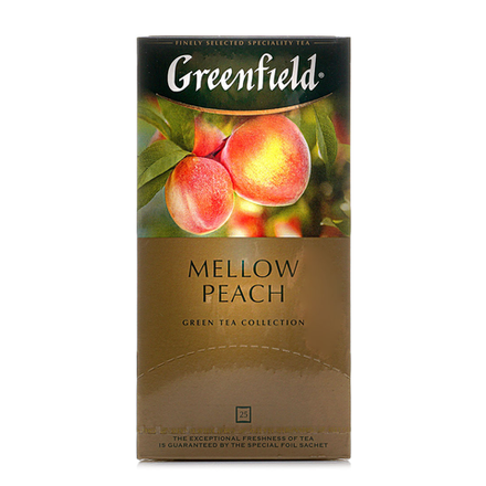 Чай зеленый в пакетиках Greenfield Mellow Peach, 25 пак