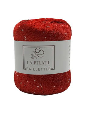 Пряжа Paillettes, 50г, 275м, 100%полиэстер (цена за 1 шт)