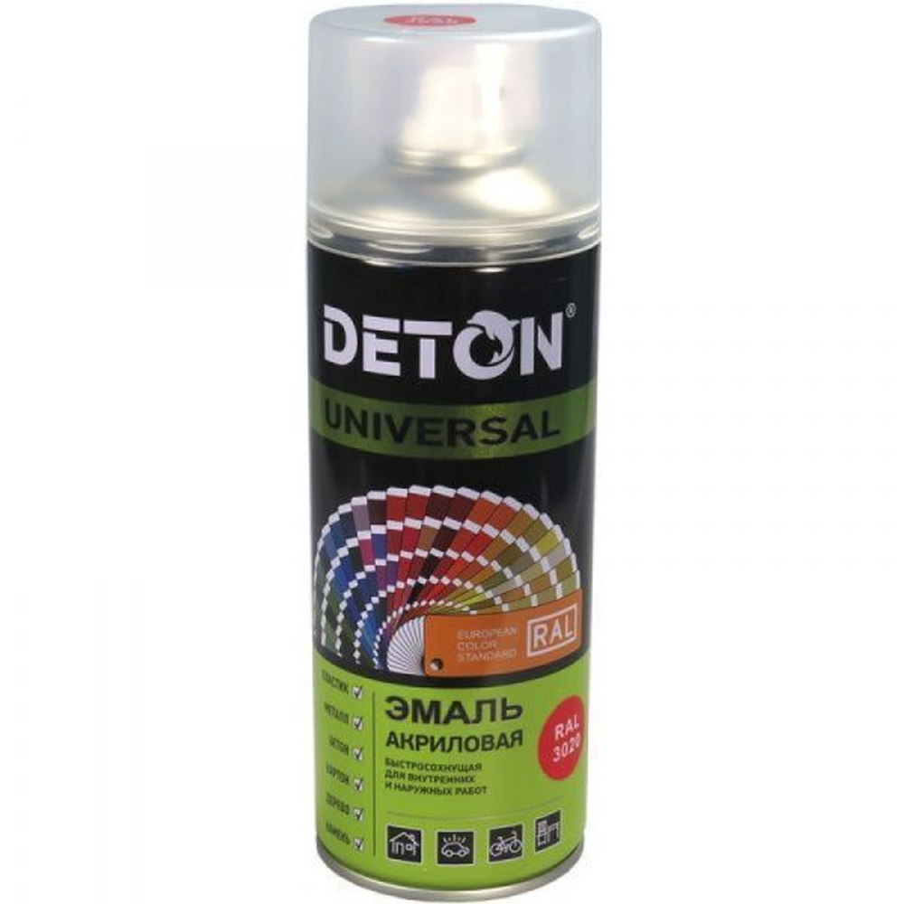DETON Аэрозольный баллон Хром, 520 мл