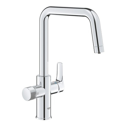 Смеситель кухонный Grohe Blue Pure Eurosmart для подачи смешанной и фильтрованной воды c U-образным изливом; цвет Хром (30583000)