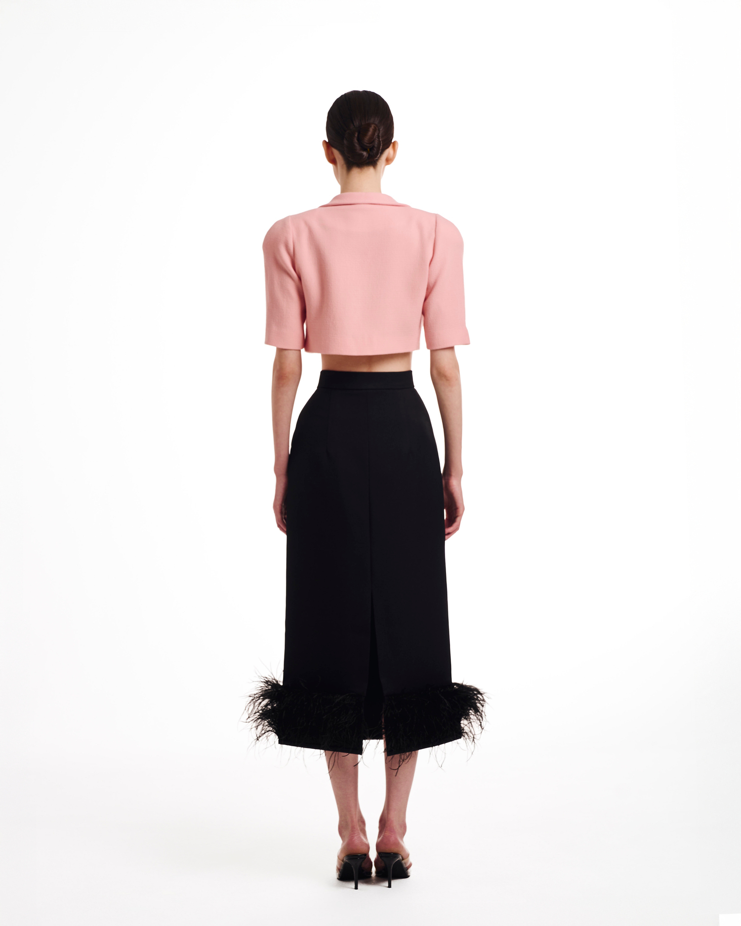 Кроп-жакет Tan Tan персик