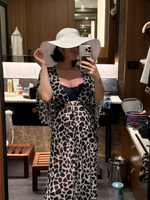 Накидка сетка Лео черно-белый