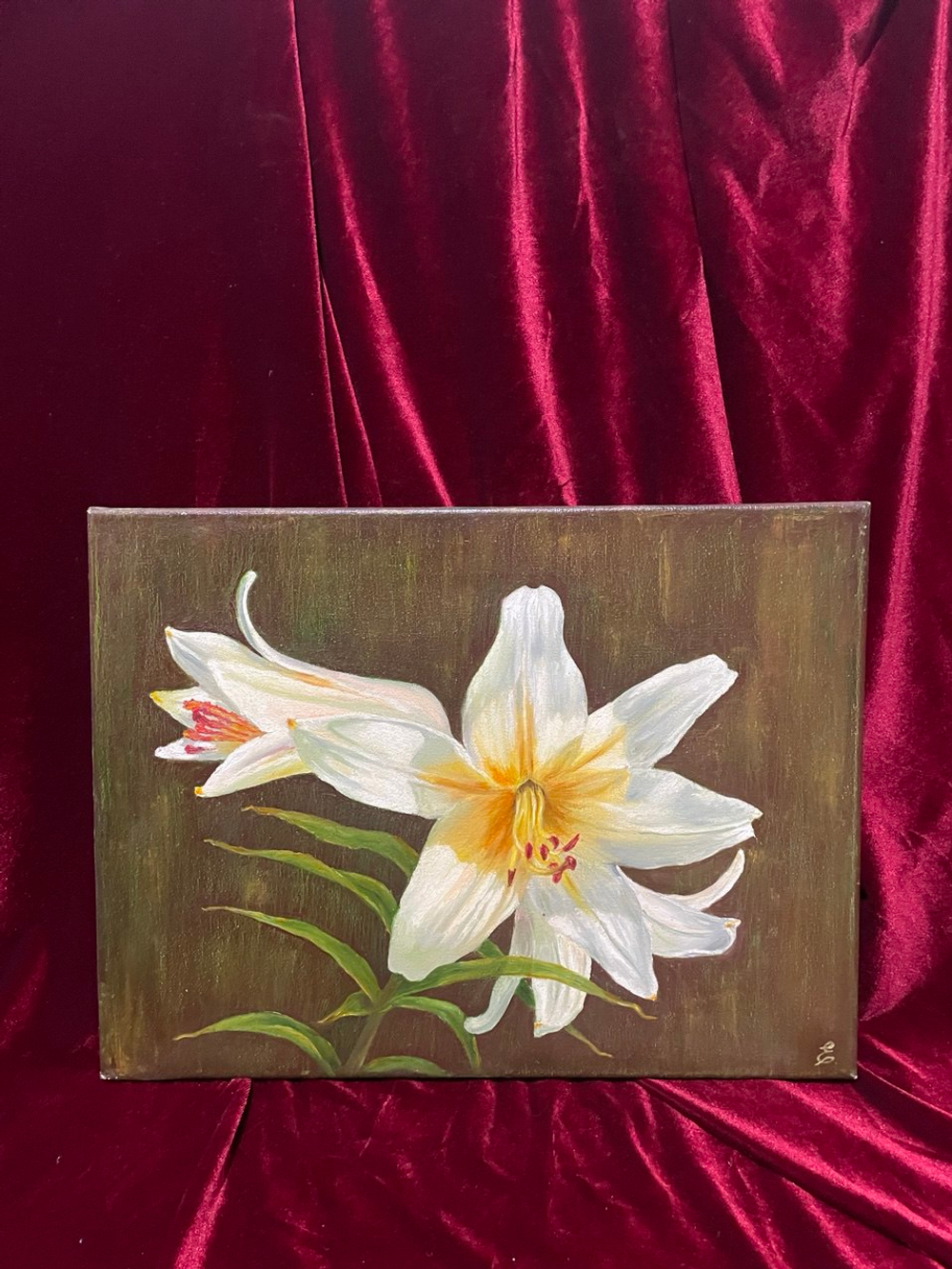 Картина «Лилия» | Холст, масло 40х30 см | Художница Ефимова Ольга