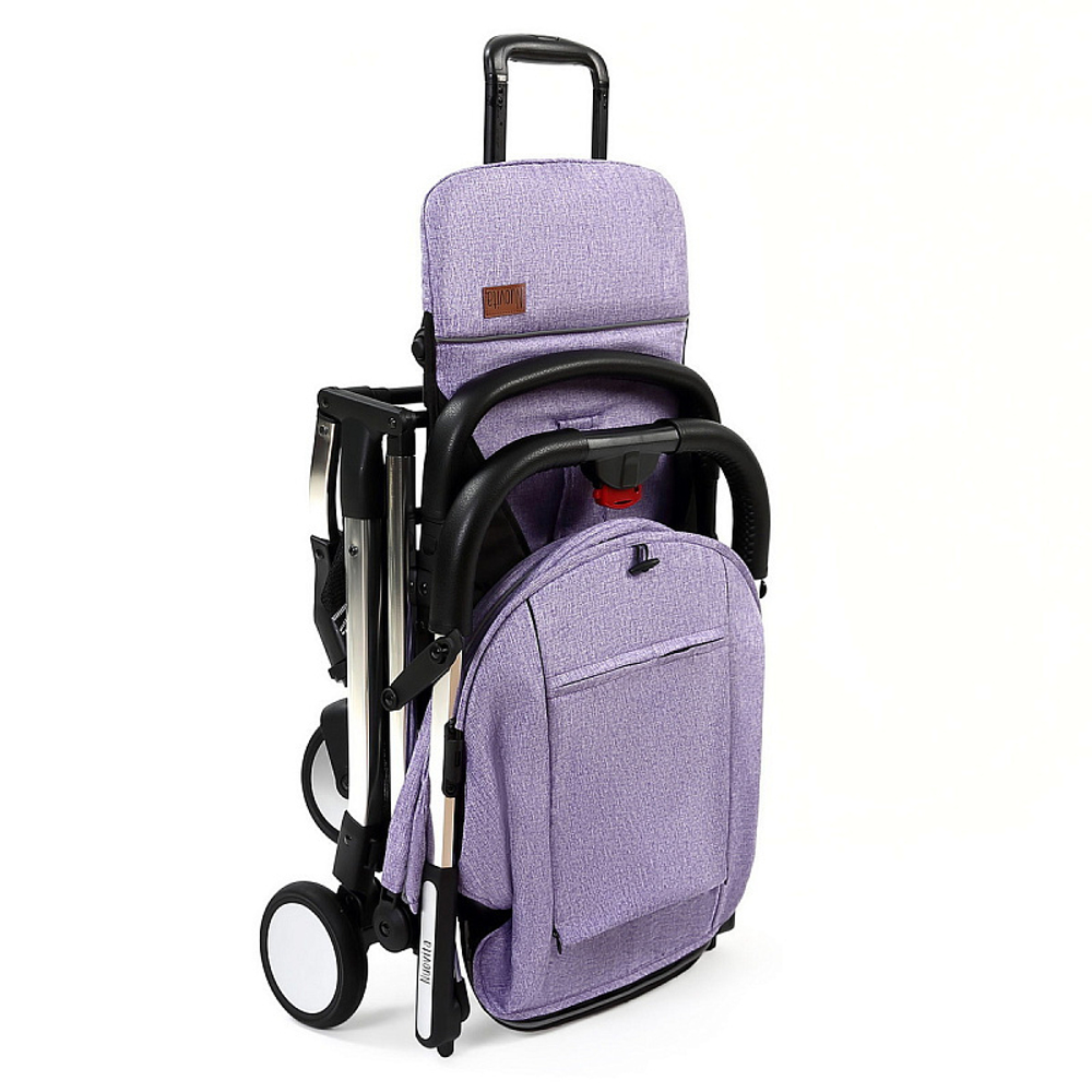 Детская прогулочная коляска Nuovita Anima lilla, Argento / Сиреневый, Серебряный