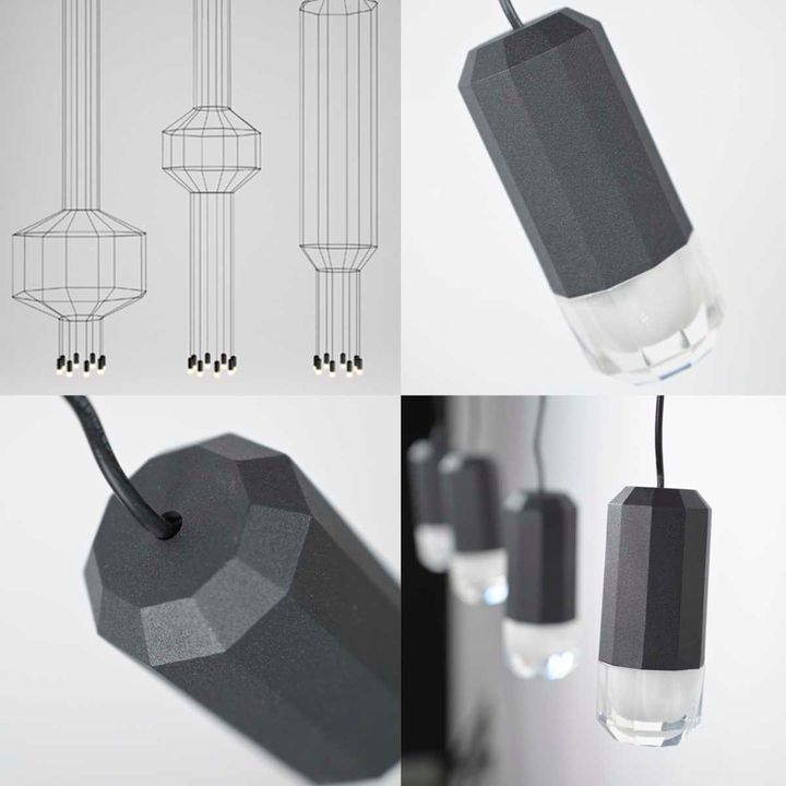 Подвесная люстра Imperium Loft Vibia Wireflow 84534-22