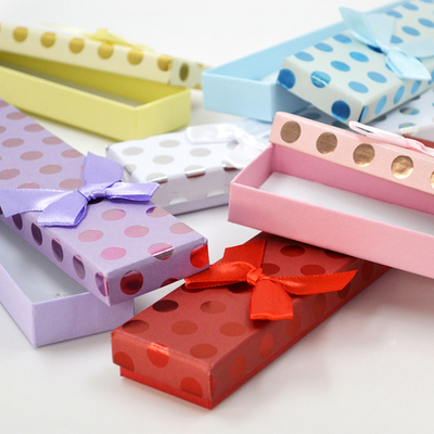 Футляр картонный прямоугольный, ассорти (6х2шт), серия "Подарочная" (№40)