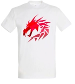 Футболка с принтом «Дракон Кираксес», цвет белый, р-р 52