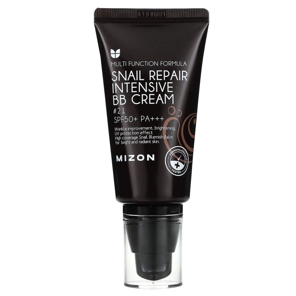 Mizon, интенсивный BB-крем для восстановления улитки, SPF 50+/PA+++, № 21, 50 г (1,76 унции)