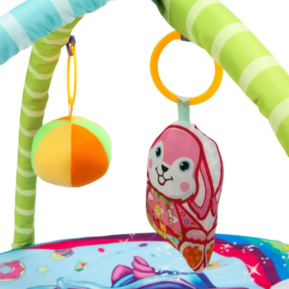 Развивающий коврик "Единорог" 85*85см, с игрушками на подвеске K52761UM (Умка)