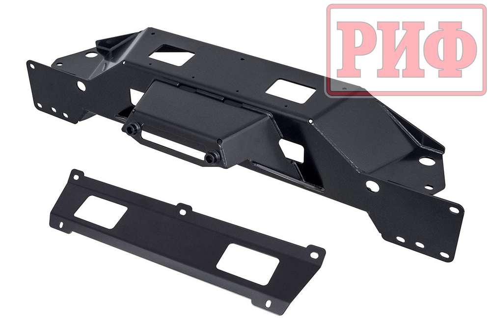 Площадка под лебёдку в штатный бампер Dodge Ram 1500 Rebel 2019+ (бензин) РИФ