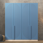 Шкаф Агератум МДФ четырехсекционный Сапфир структурный (0,3) G4018-62A матовая - Дуб молочный 8622  230*45*220