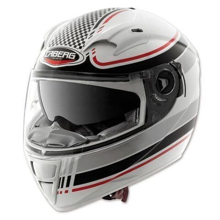шлем интеграл Caberg VOX Daytona черно-белый, XL