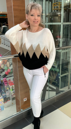 Брюки-легинсы белые на флисе, горнолыжная серия Sportalm