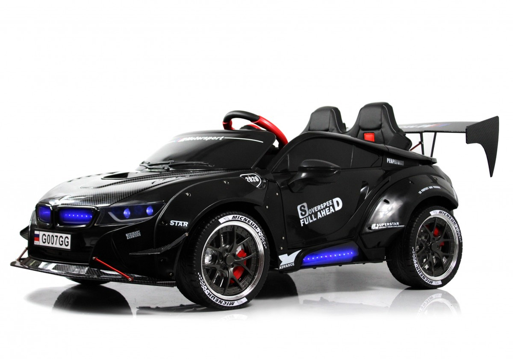 Детский электромобиль RiverToys G007GG черный