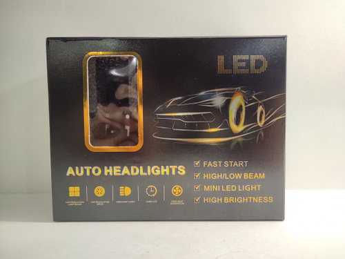 H7 Линзы / Светодиодные ( H7 ) лампы Lenses M01R, с линзой, стрекоза (2 шт. / комплект)