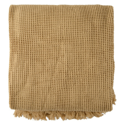 Покрывало вафельное 230х250 Tkano Essential светло-коричневое