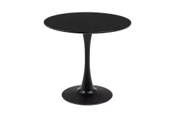 "Беллини" пластиковый круглый стол Ø80см, цвет темно-серый