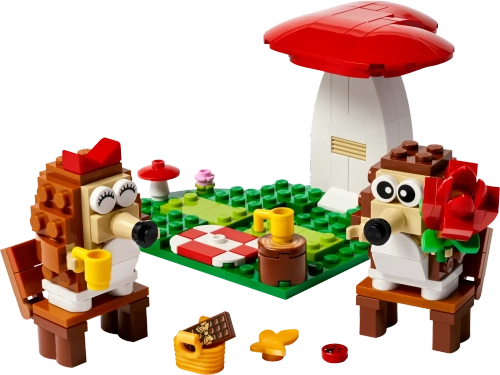Конструктор LEGO 40711 Свидание на пикнике с ежиком