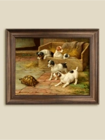 Картина интерьерная на холсте в раме 25*31 см