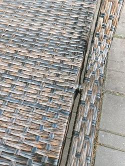 Шезлонг из искусственного ротанга Империал цвет Шоколад