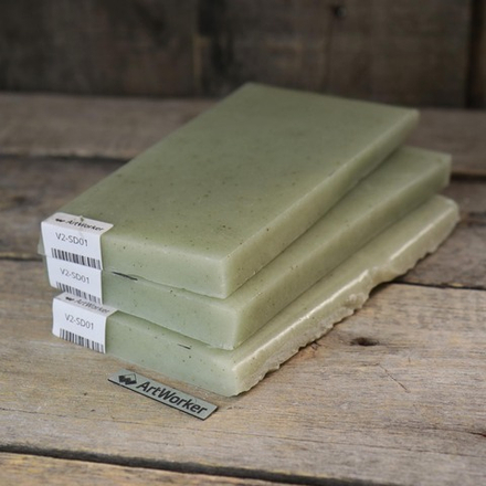 Смальта серо-зелёного цвета, 600 гр, в кирпичиках V2-SD01