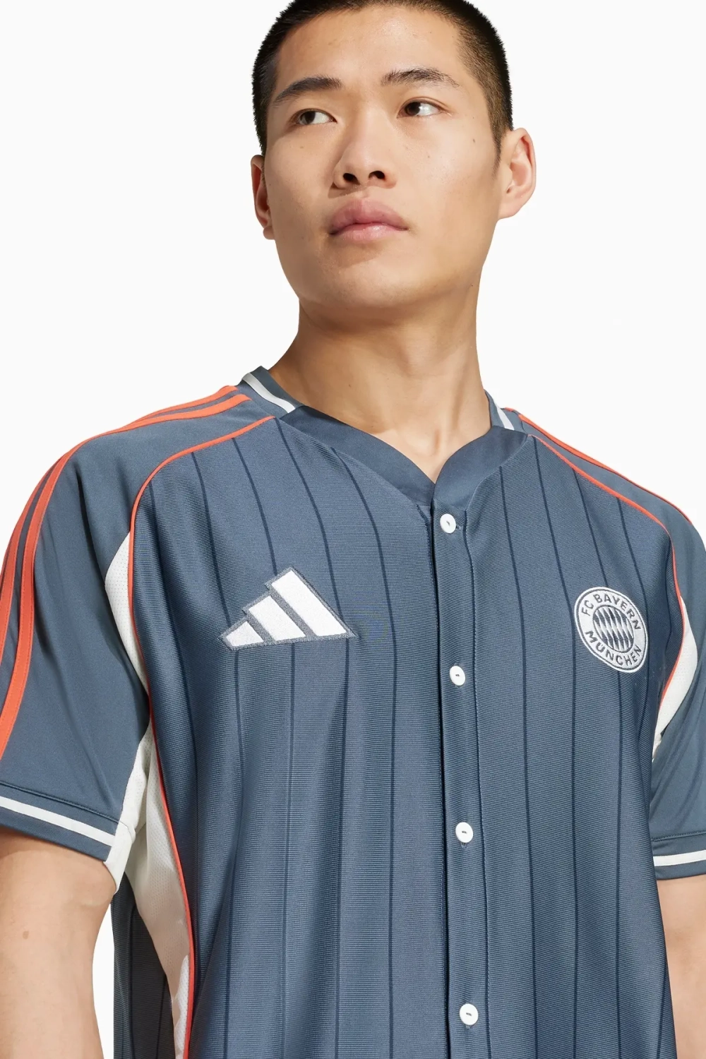 Футболка adidas FC Bayern 25/26 US - серый