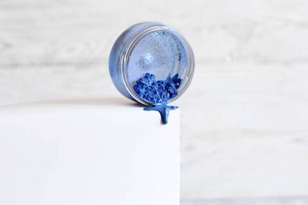 Краситель пищевой Glican (блеск) "Голубая металлика" 10 г