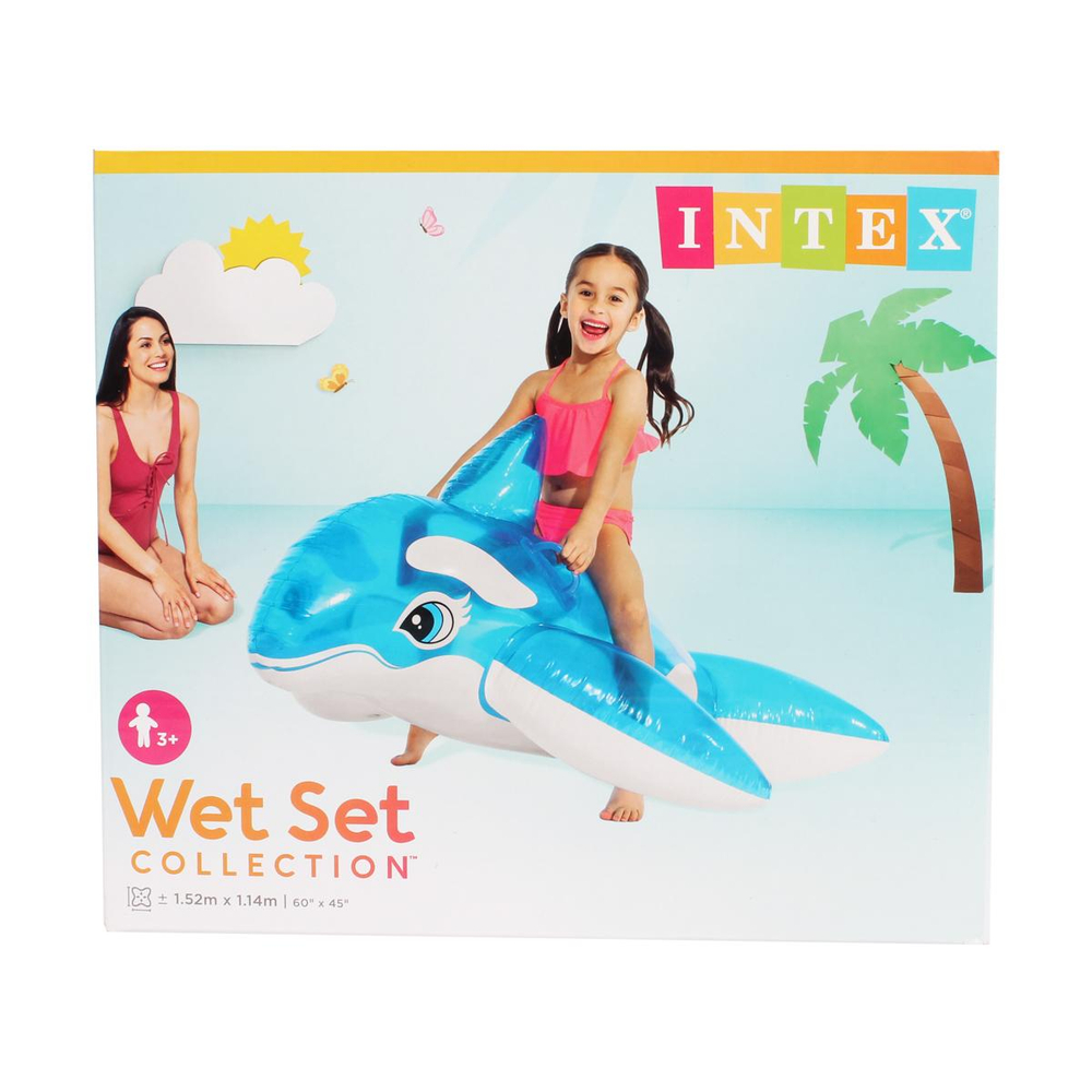 Игрушка для плавания верхом Кит 152х114 от 3-х лет 58523NP/589384 (Intex)