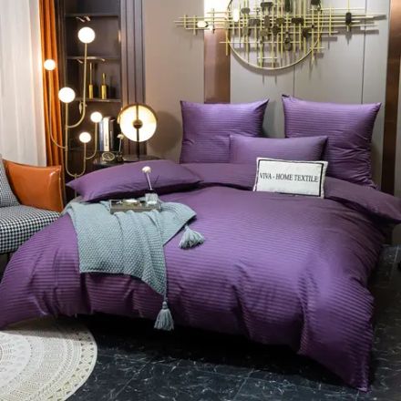 Коллекция Страйп Сатин Однотонный 100% хлопок