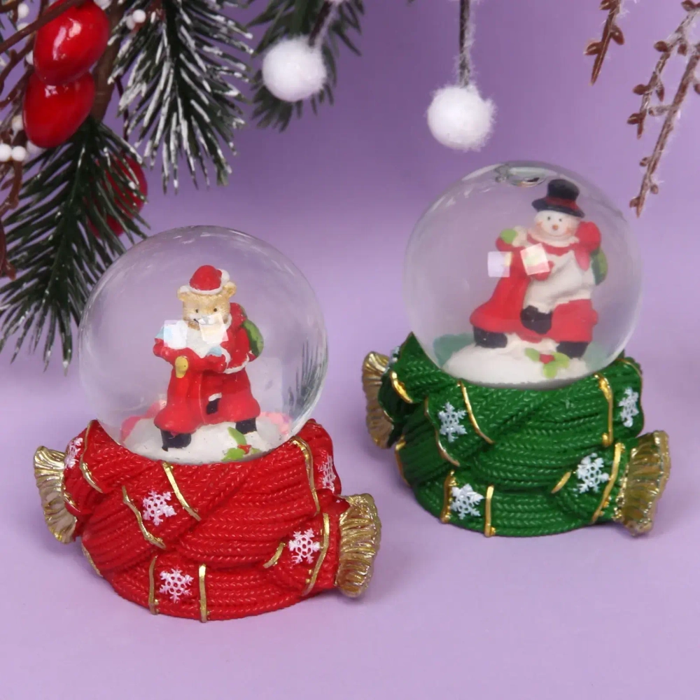 Сувенир Снежный шар «Тёплая зима» 7*7 см, микс