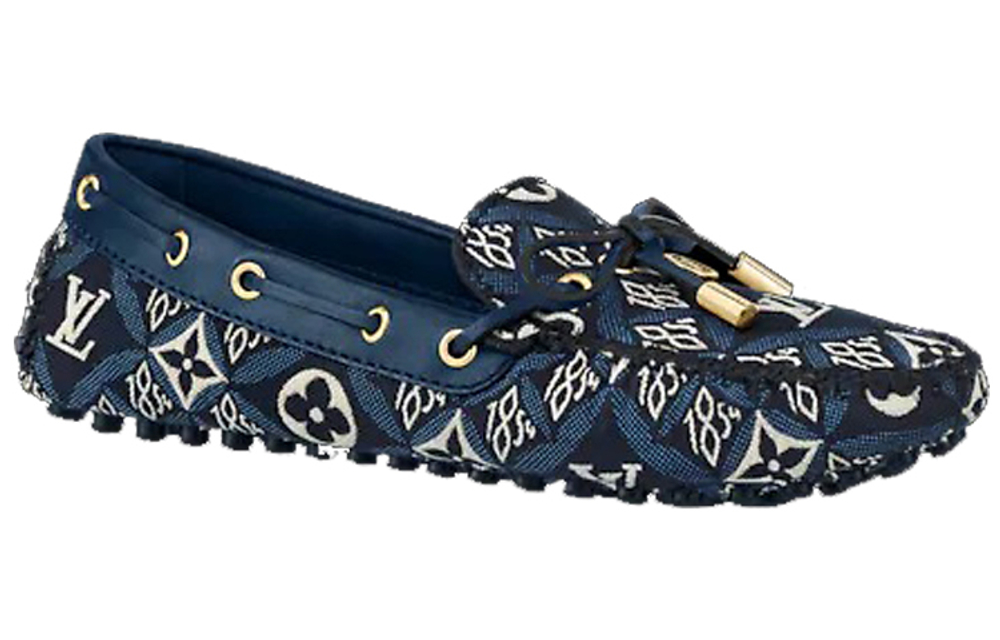 LOUIS VUITTON Gloria Casual Shoes Women"s Blue