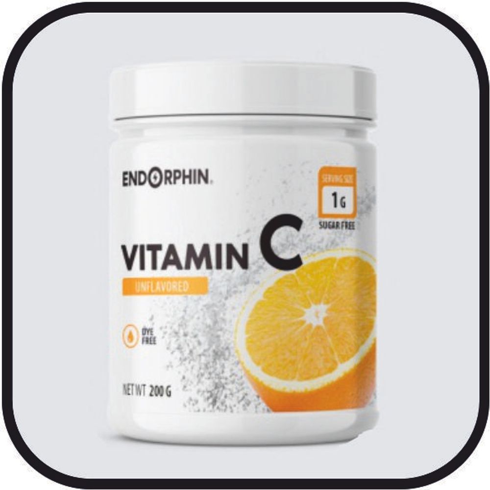 Витамины Endorphin vitamin C powder, 200 г,