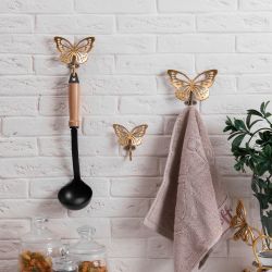 Крючок Бабочка Эир большой Амбер