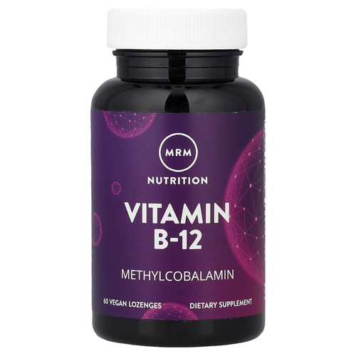 MRM Nutrition, Nutrition, витамин B12, 60 веганских леденцов