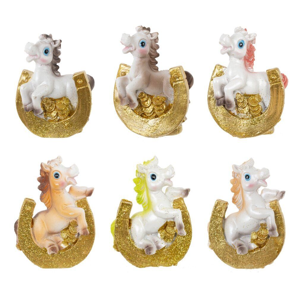 GAEM Фигурка декоративная "Лошадка", L5,5 W3,5 H7 см, 6в.