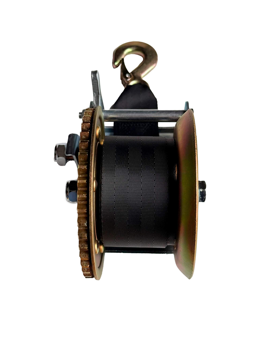 Лебедка ручная барабанная (лента) 0.63T-10M