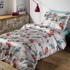 Постельное белье SCOOTER зеленый  TIVOLYO HOME Турция