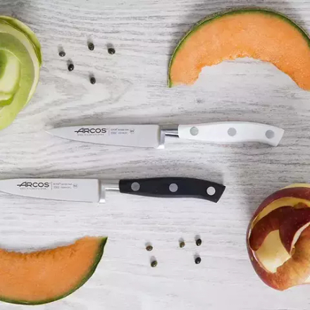 Нож для чистки овощей и фруктов «Ривьера» сталь нерж.,полиоксиметилен ,L=20/10,B=2см черный,металлич